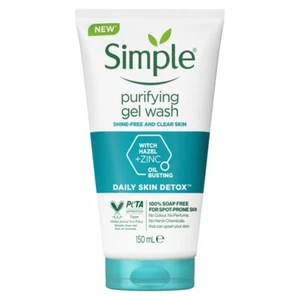 Simple Daily Skin Detox Purifying Facial Wash 150ML,,AUS - Picture 1 of 1