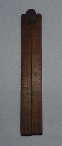 Regla Plegable Vintage Stanley Nº 68 Boxwood 2 ft - Imagen 1 de 6