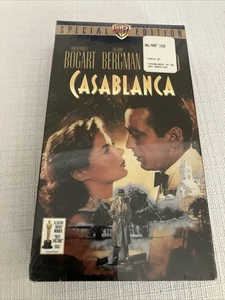 Casablanca VHS Movie Sealed Bogart Bergman New Sealed Special Edition - Picture 1 of 2