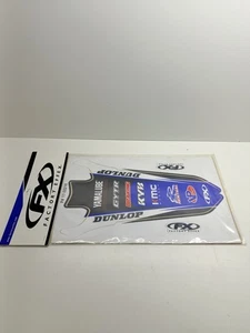 Gráficos de guardabarros trasero Effex de fábrica estilo 2014 negro/azul #17-32216 para Yamaha - Imagen 1 de 8