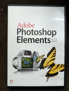 Adobe Photoshop Elements 5.0 Software - Photo Editor Win XP PC CD - Photo 1/2