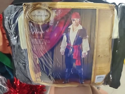 InCharacter деревенский пиратский костюм для взрослых брюки рубашка и жилет размер XL новый Holloween - Изображение 1 из 4