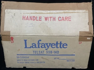 Lafayette Telsat SSB-140 CB 40 Channel Base Station Open Box NOB Power Tested - Photo 1/14