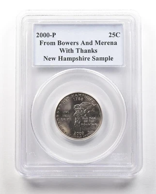 2000-P Washington State Quarters New Hampshire Sample PCGS *4822 - Image 1 of 3