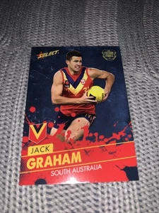 2016 AFL Select Future Force Jack Graham Rookie Card West Coast Eagles - Picture 1 of 2