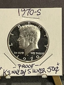 1970-S Silber PP Kennedy Half Dollar besseres Datum KEINE RESERVE + 1,00 $ VERSAND! - Bild 1 von 4