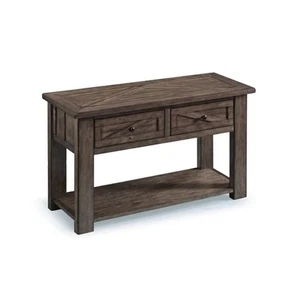 Magnussen Garrett Console Table in Weathered Charcoal - Picture 1 of 1