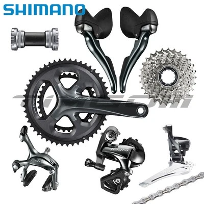 Shimano Tiagra 2×10 Speed Groupset Crankset RS500 4700 Derailleur ST-4700 HG500 - Image 1 of 4