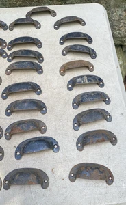 19 Vintage Metal  Drawer Pulls " the real thing" - Picture 1 of 5