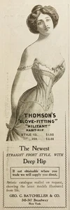 1902 AD.(N28)~GEO. C. BATCHELLER CO. BROADWAY. THOMSON’S “GLOVE-FITTING” CORSET - Picture 1 of 1