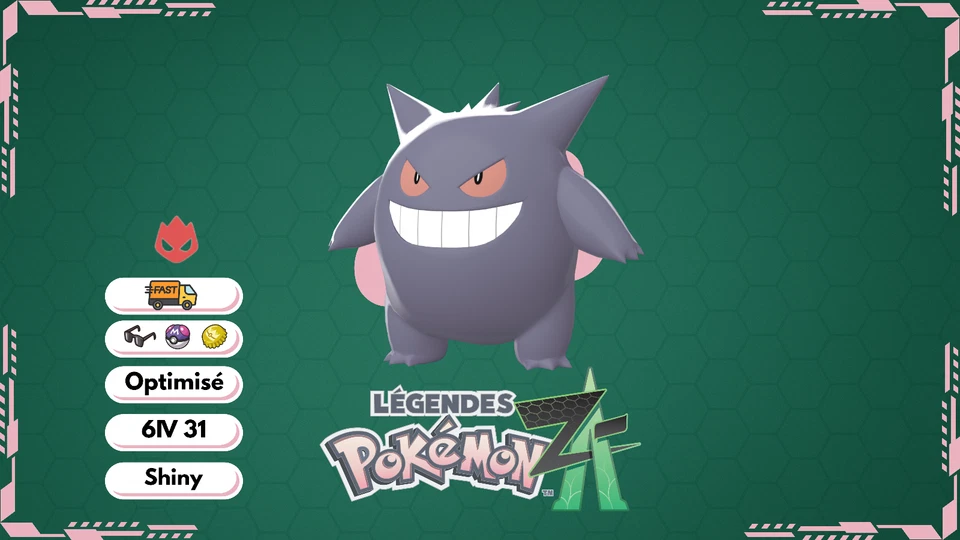 Pokemon Z-A Pokemon ZA Ectoplasm 31 Shiny strat✨Baron - Image 1 of 1