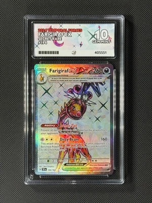 ACE 10 Farigiraf ex 194/162 Pokémon Card Sv05: Temporal Forces Holo GEM MINT - Image 1 of 4