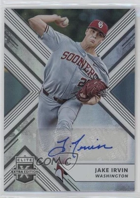 2018 Panini Elite Extra Edition Auto Jake Irvin #198 Auto - Image 1 of 2