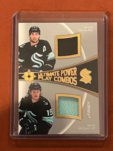 Jordan Eberle Jared McCann Ultimate Power Play Combos Jersy 2022-23 UD Ultimate - Picture 1 of 2