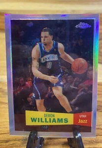 2007-08 Topps Chrome 1957-58 Variations Refractor /999 Deron Williams #99 - Picture 1 of 3