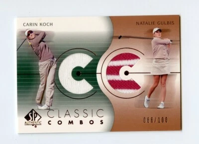 B96 CARIN KOCH NATALIE GULBIS DOBLE JERSEY 2003 SP AUTÉNTICOS COMBOS CLÁSICOS/100 Foto 1 de 2