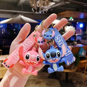 Cute cartoon keychain pendant silicone three-dimensional doll bag pendant - Picture 1 of 21
