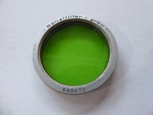 GENUINE ROLLEI ROLLEIFLEX BAY GRUN 28.5 FILTER GREEN BAY 1 - Picture 1 of 3