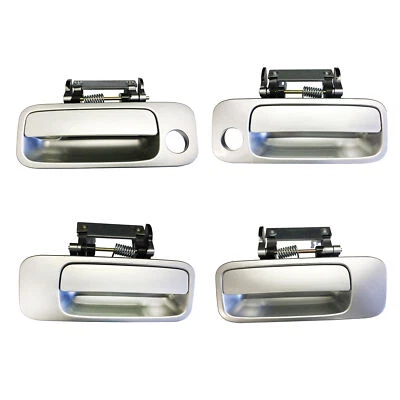 For 2000-2003 2004 Toyota Avalon 3.0L V6 Set 4PCS Outside Door Handle 1F7 Silver - Image 1 of 4