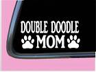 Double Doodle Mom Tp 960 Vinyl 8" Decal Sticker Labradoodle Goldendoodle