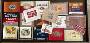 Lot of 20 Antique Vintage Cigar Box Labels unused FREE SHIPPING - Picture 1 of 4