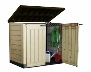 Keter Store It Out Max Garden Storage Box Plastic Outdoor Wheelie Bin Shed 1200L - Picture 1 of 11