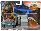 Figurine modèle de voiture moulé sous pression Jurassic Stegosaurus griffe dino échelle 1:64 Matchbox