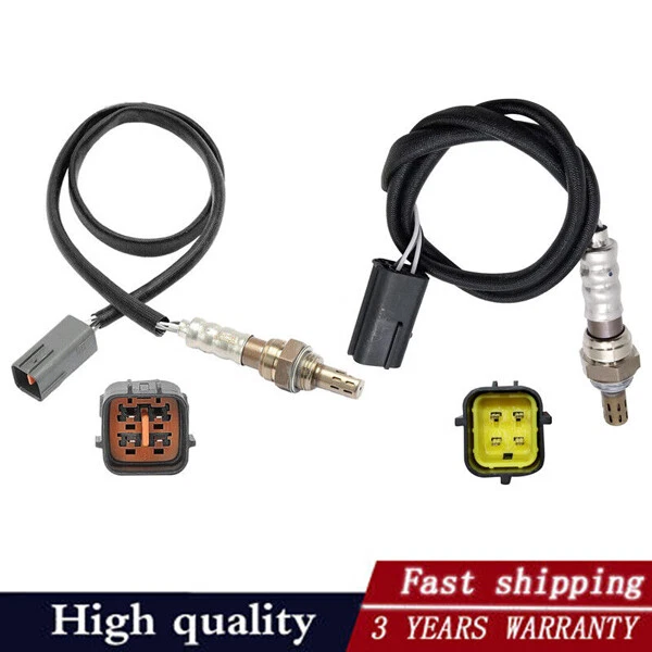 2pcs Upper+Lower Oxygen Sensor 234-4393 234-4399 For 2003 2004 2005 Mazda 6 2.3L - Image 1 of 4