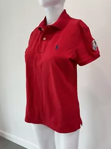 Rare Ladies POLO RYDER CUP 2014 Red Shirt Golf Sz Small - Picture 1 of 7