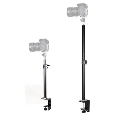 Klemm-Stativ Teleskop Halterung für Kamera Tisch Ständer DSLR Tischstativ Klemme - Bild 1 von 4