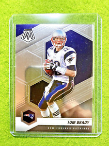 Tom Brady MOSAIC SILVER CHROME CARD JERSEY #12 NE PATRIOTS 2021 TOM BRADY Mosaic