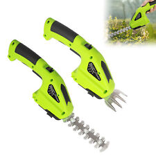 Cordless Grass Shears 2-In-1 Electric Small Hedge Trimmer 7.2V Portable Handheld
