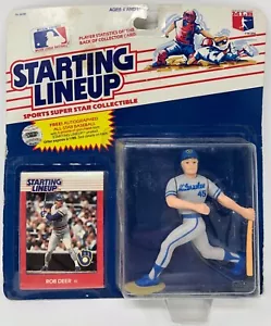1988 KENNER STARTAUFSTELLUNG MLB ROB DEER MILWAUKEE BREWERS MOC BUBBLE CRACK - Bild 1 von 1