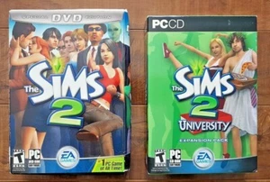 The Sims 2 (PC, 2004) + The Sims 2: University Expansion Pack (PC, 2005) - Picture 1 of 12