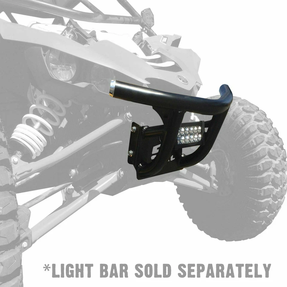 Parachoques delantero tubular Yamaha YXZ1000R SS SE hecho en EE. UU. recubrimiento en polvo personalizado negro Foto 1 de 4