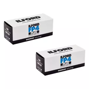 SCADUTO 2 Rotoli x ILFORD FP4 Plus Bianco e Nero 120 Pellicola Medio Formato 04/2025 - Foto 1 di 5