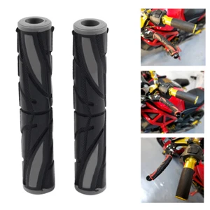 Universal Motorcycle Brake Clutch Handle Bar Grips Lever Sleeve Cover Grey - Picture 1 of 10