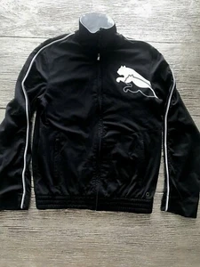 Puma Youth Boys active athletic Jacket  Full Zip size S color black - Picture 1 of 11