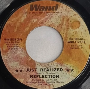 70's SOUL 45 HEAR Reflection JUST REALIZED - SOMEONE TO LOVE 1971 Wand PROMO VG+ - Picture 1 of 4