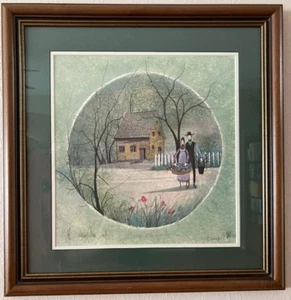 P. Buckley Moss Spring At The Hans Herr House Signed Numbered 317/1000 Framed - Picture 1 of 8