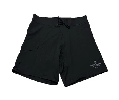 Pantalones cortos de tabla Death Wish Coffee Bolt para hombre talla grande (36) negros elásticos Foto 1 de 4