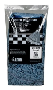 Elite 24 oz Looped Polyester Blend Mop Refill 1 pk - Picture 1 of 5