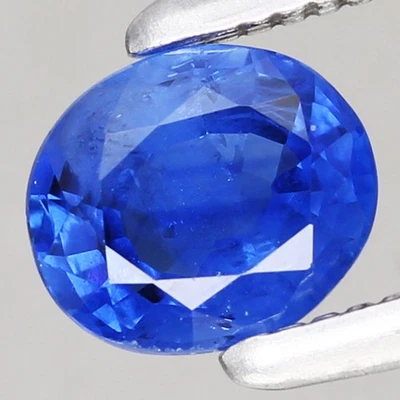 0.48ct Oval 5x4.3mm Natural Heated Blue Sapphire, Kanchanaburi,TH Gemstone - Image 1 of 4