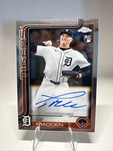2025 Topps Chrome - Autógrafos de novato Ty Madden #RA-TM (AU, RC) - Imagen 1 de 2