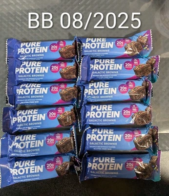 12 Pks Pure Protein Bars, Galactic Brownie, 20g Protein, Gluten Free  - Image 1 of 2