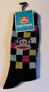 NEW! PAUL FRANK ~ BLACK "JULIUS" SOCKS ~ SHOE SIZE 7-12 ~ OFFICIAL MERCHANDISE - Picture 1 of 3