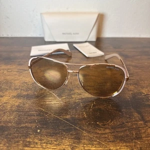 Neu mit Etikett Michael Kors Sonnenbrille MK 5004 1017R1 roségold/verspiegelt roségold 59 mm - Bild 1 von 9