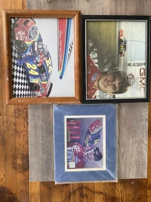 Tres fotos de Jeff Gordon # 24 dos son marcos 1 todavía está en embalaje original Foto 1 de 4