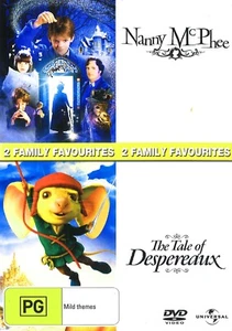 751A NEW SEALED NANNY MCPHEE+THE TALE OF DESPEREAUX DVD Region 4 - Picture 1 of 2