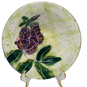 Iris Serving Bowl Backsplash White Salmon Washington Julie Ueland Pottery CHIPS - Picture 1 of 8